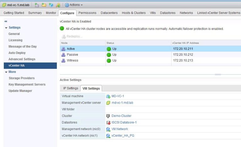 how-to-configure-vcenter-ha-high-availability