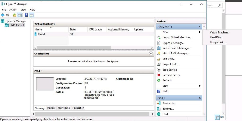 how-to-create-virtual-machine-in-the-microsoft-hyper-v-server