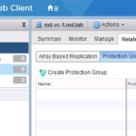 Create vSphere Replication based Protection Group in VMware SRM