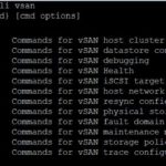 Manage VMware VSAN using ESXCLI VSAN command