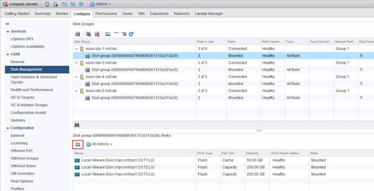 How to Add Capacity Disk to VSAN Disk Group